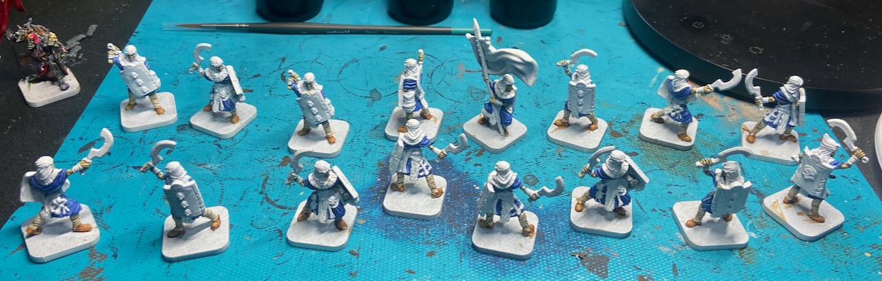 16 resin Skeleton Soldiers