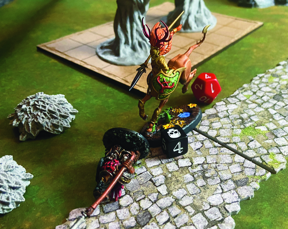 Down goes the dwarf