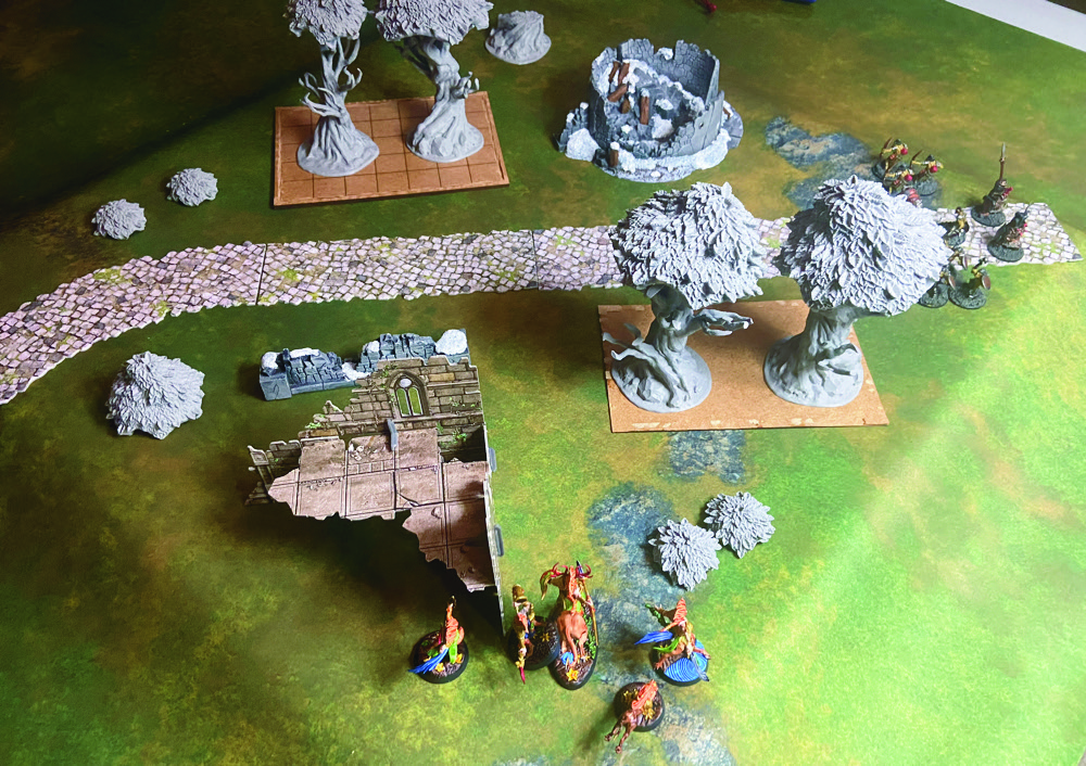 The table in all its unpainted glory