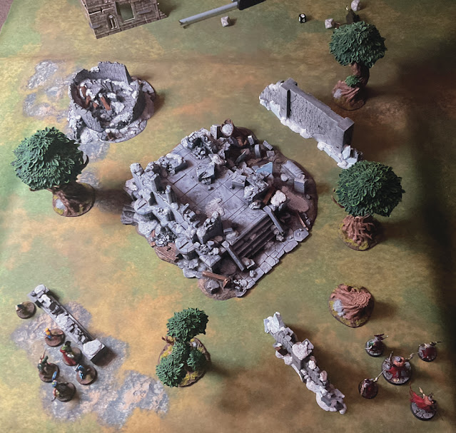 The table prior to turn 1